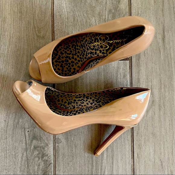 Jessica Simpson Shoes - Jessica Simpson Peeptoe Heels